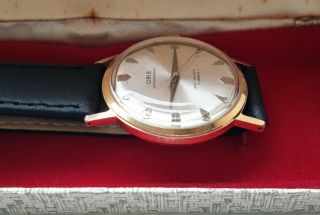 Oris 17 Jewels Movement Swiss Made Vintage H/wind Mechanical Mens Watch