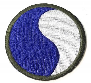 Wwii Us 29th Infantry Division " Blue & Grey " Sleeve Patch Insignia