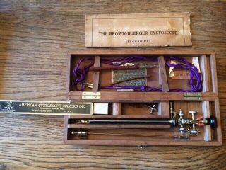 Vintage Medical Equip - Brown Buerger Cycstoscope Acmi Urology