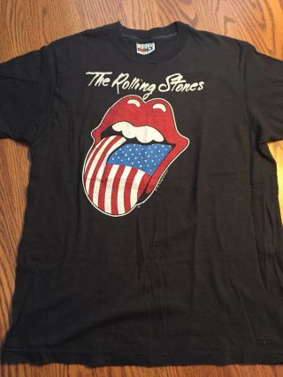 Large - Vtg 1981 The Rolling Stones North American Tour Tongue 80s Rock T - Shirt