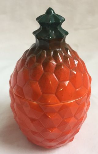 Rare Vintage Hazel Atlas Pineapple Jam Jelly Jar