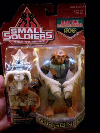 Small Soldiers Battle Changing Archer Kenner Hasbro Vintage Moc Gorgonites
