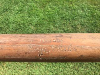 Vintage 1920s George Sisler Louisville Slugger 40gs Full Size Baseballs Bat