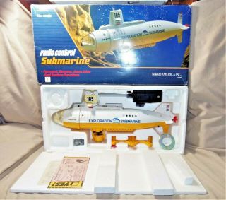 Vintage 1983 Nikko 1/250 Remote Control Rc Submarine 20 " Long 8277