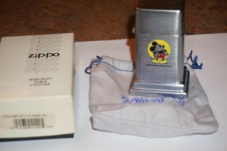 Zippo Barcroft 1973 Mikey Mousetable Lighter Rare