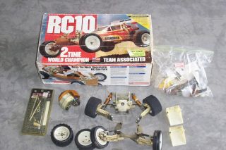 Vintage Team Associated Rc 10 Rc Remote Control Car Parts Motor Shocks