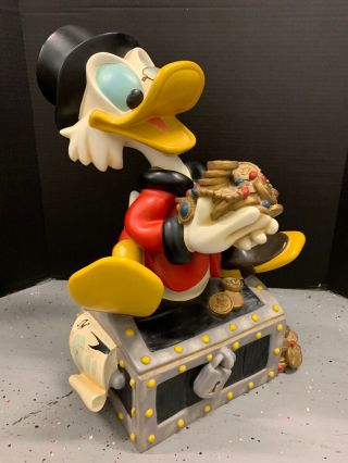 Disney WDW RETIRED Uncle Scrooge McDuck Ducktales Big Fig Figure LE 500 RARE 2