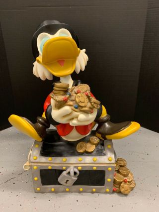 Disney WDW RETIRED Uncle Scrooge McDuck Ducktales Big Fig Figure LE 500 RARE 3