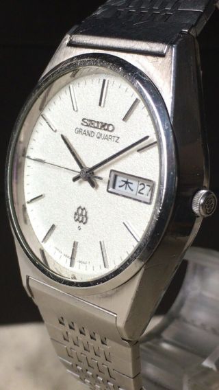 Vintage SEIKO Quartz Watch/ GRAND TWIN QUARTZ 9943 - 8030 SS 1978 Band 3