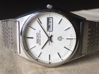 Vintage SEIKO Quartz Watch/ GRAND TWIN QUARTZ 9943 - 8030 SS 1978 Band 4