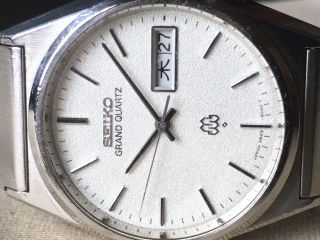 Vintage SEIKO Quartz Watch/ GRAND TWIN QUARTZ 9943 - 8030 SS 1978 Band 5