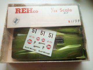 1/24 Slot Car Vintage Rehco Gulf Mirage Mura Kit