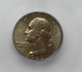 1962 Washington Silver 25 Cents Icg Ms67 Lists For $4,  250 Rare This
