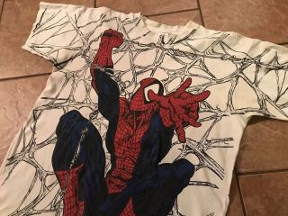 Spider - Man 1994 Shirt Vtg Marvel All Over Print Carnage Venom Xmen Avengers