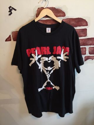 1998 Pearl Jam Tour Tee 90s Band Tee Vtg Mens Xl