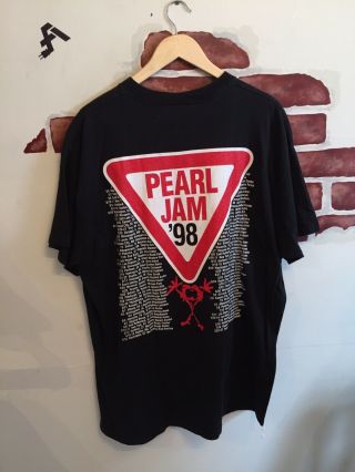 1998 Pearl Jam Tour Tee 90s Band Tee VTG Mens XL 4