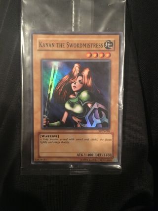 Yu - Gi - Oh Kanan The Swordmistress  Wcs - 001 Rare Gem