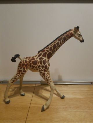 Vanishing Wild Reticulated Adult Giraffe Figurine,  Vintage 1992 Safari Ltd