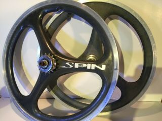 Spin Bmx Wheel Set Mid School Vintage Rims Spins Carbon Racing Dirt Rim Old Nr