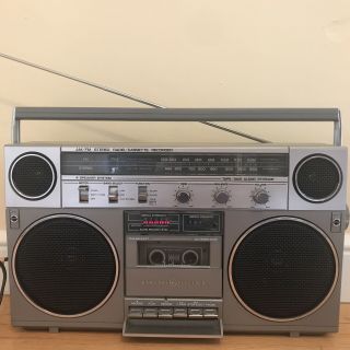 Vintage Ge 3 - 5257a Boombox Radio Except Cassette