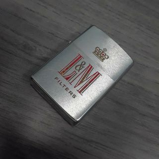 Vintage L&m Filters Cigarette Crown Logo Zippo Lighter