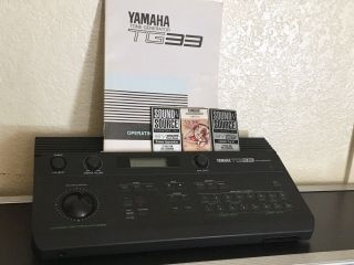 Yamaha Tg 33 Synthesizer Vector Fm Analog Modeling Sy 22 Dx 55 7 Card Q Vintage