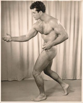 Gay: Vintage 1960s? Nude Male 8x10 Wpg Western Photography Guild Stunner B15
