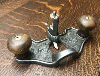 Vintage Stanley No 71 Router Plane Type 5 With Cutter Antique Tool