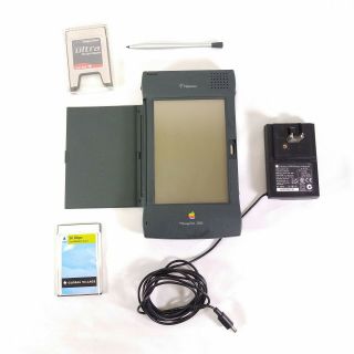 Apple Newton Messagepad 2000 Modem Flash Early Vtg Tablet W Stylus T2