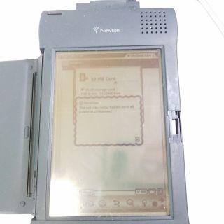 Apple Newton MessagePad 2000 modem flash early vtg tablet w stylus t2 3