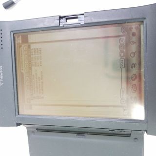 Apple Newton MessagePad 2000 modem flash early vtg tablet w stylus t2 7