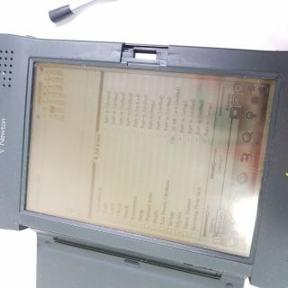 Apple Newton MessagePad 2000 modem flash early vtg tablet w stylus t2 8
