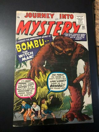 Journey Into Mystery (1st Series) 60 Silver Age Vintage Marvel Comic