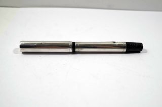 Rare Waterman ' s Ideal 454 Sterling Silver Fountain Pen 14K Nib B416 2