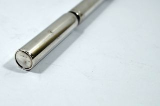 Rare Waterman ' s Ideal 454 Sterling Silver Fountain Pen 14K Nib B416 4