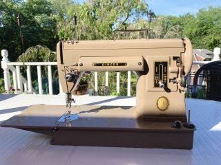 Vintage Singer 301A Sewing Machine.  No Cord/pedal Great Con 8