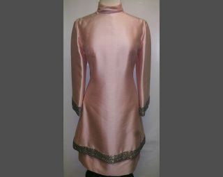 Jacki O Style 1950s 1960s Mid - Century Vintage Lillie Rubin Dress