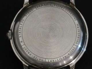 VINTAGE HAMILTON THIN - O - MATIC MEN ' S WATCH STAINLESS STEEL,  SPEIDEL BAND $99 7