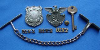 Rare Obsolete Police Badge,  Hat Badge & More - Bedford Massachusetts