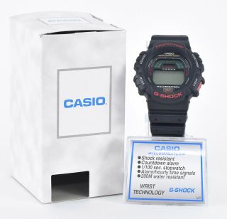 Casio Dw - 8700 G - Shock Black Vintage Mens Watch Nos D2