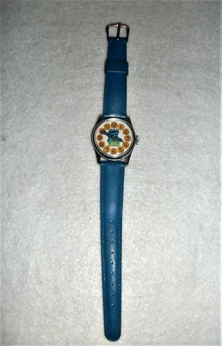 Vintage Bradley Sesame Street Cookie Monster Watch 2