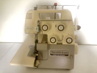 Vintage Electronic Bernette 334D Sewing Machine Bundle Foot Pedal Thread 2