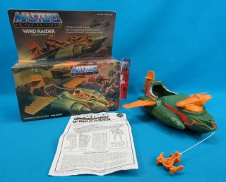Vintage Masters Of The Universe Motu He - Man Wind Raider Mattel