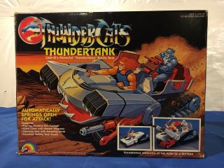 Vintage Thundercats Thundertank Lion - O Ljn W/ Box & Instructions