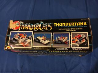 Vintage Thundercats Thundertank Lion - O LJN W/ Box & Instructions 5