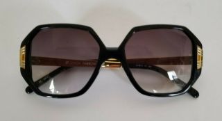 $ALE 2DAY Linda Farrow Luxe Sunglasses Black Gold Frame Smaller Frame 5 