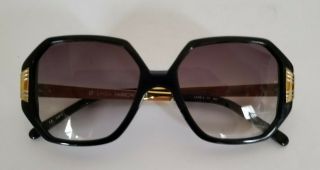 $ALE 2DAY Linda Farrow Luxe Sunglasses Black Gold Frame Smaller Frame 5 