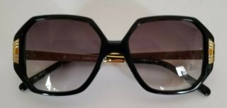 $ALE 2DAY Linda Farrow Luxe Sunglasses Black Gold Frame Smaller Frame 5 