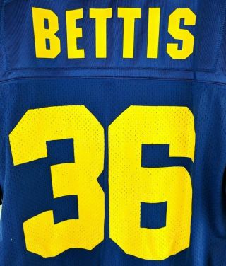 LOS ANGELES RAMS Vintage 90s Jerome Bettis Blue Jersey Starter Sz 48 XL LA 6