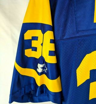 LOS ANGELES RAMS Vintage 90s Jerome Bettis Blue Jersey Starter Sz 48 XL LA 7